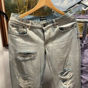 Retrofete low rise Jeans